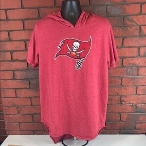 Majestic Threads Women's XL Tampa Bay Buccaneers Hooded Shirt‎ – Y2K, Streetwear